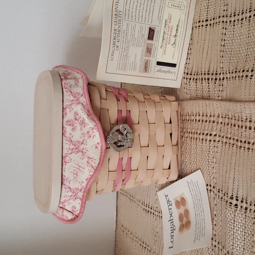 Longaberger Horizon of Hope Basket